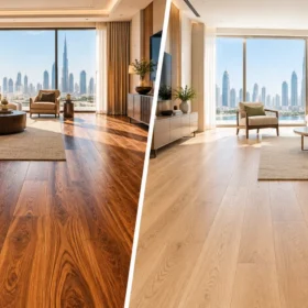 Solid Teak vs. Engineered Wood Flooring in Dubai