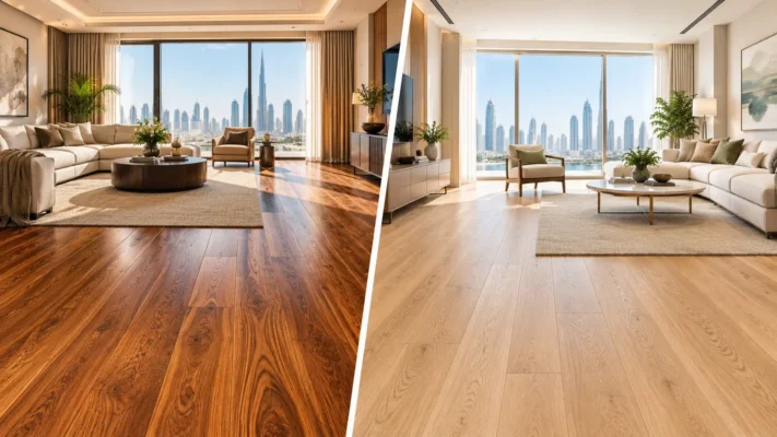 Solid Teak vs. Engineered Wood Flooring in Dubai