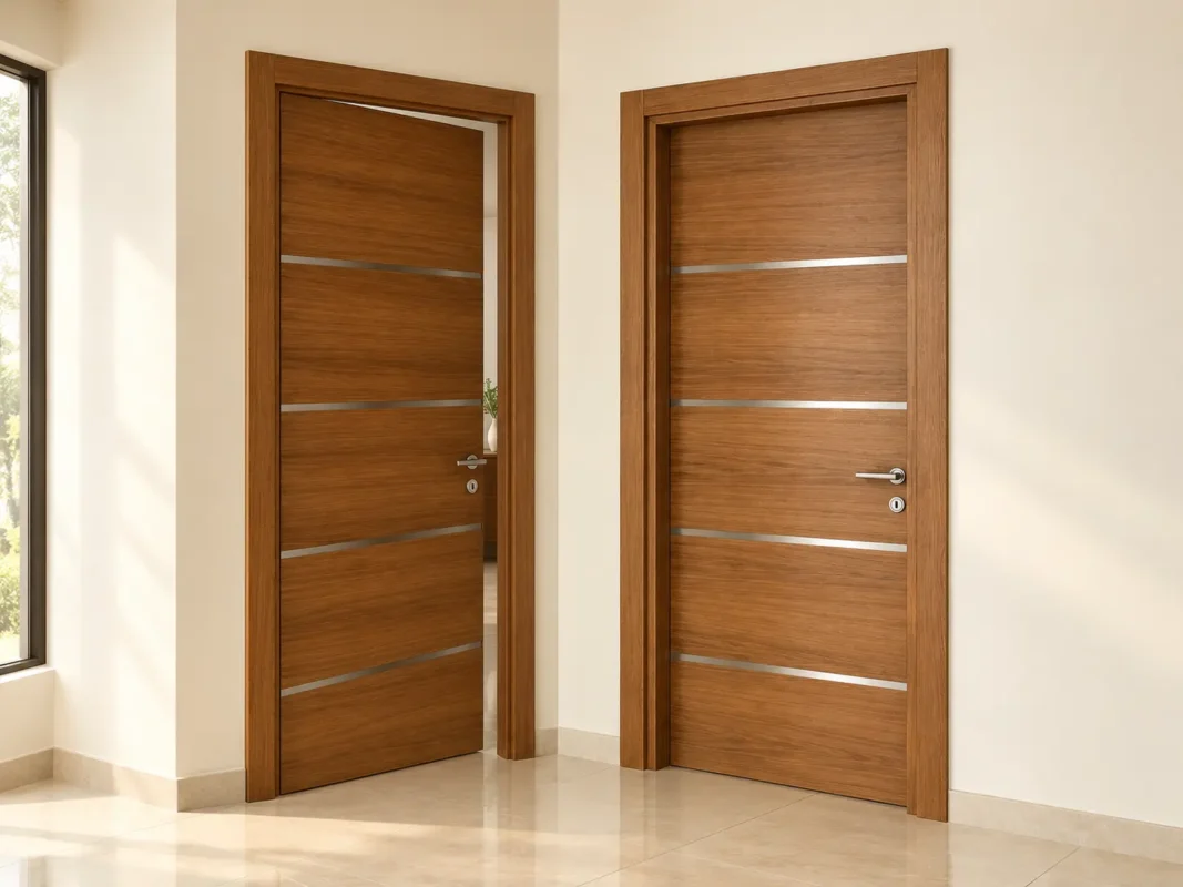 teak doors in apartments